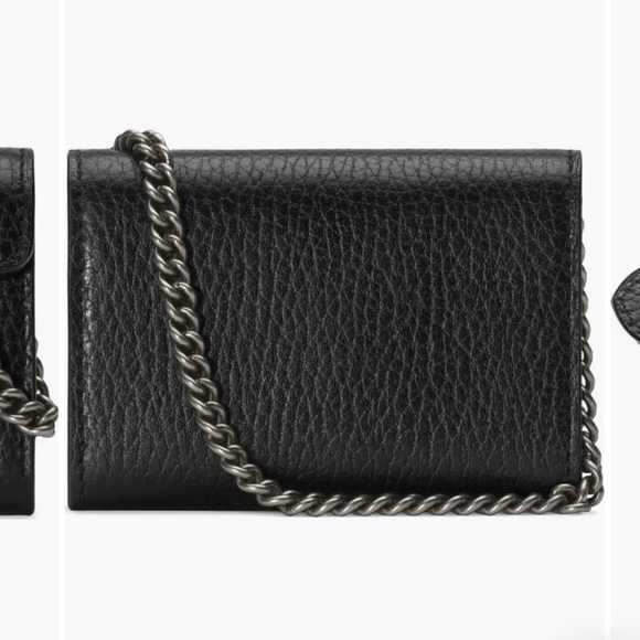 Gucci Dionysus Black Leather Card Case - Picture 9 of 11